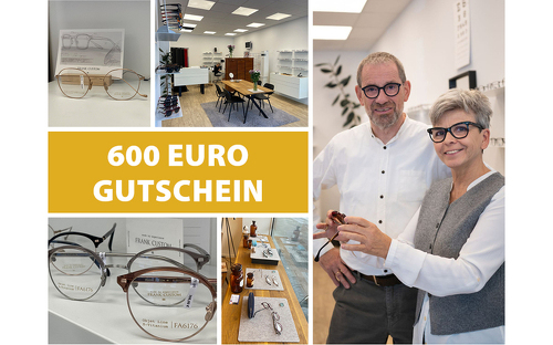 600,- € Gutschein für eine Brille