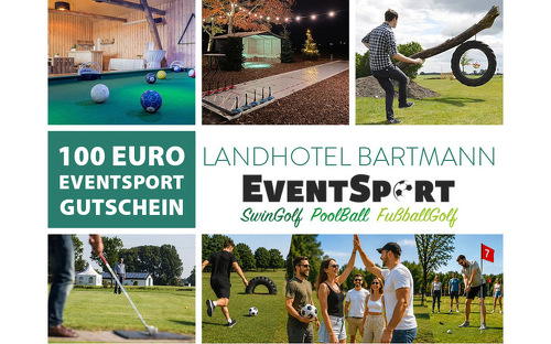 Eventsport-Gutschein in Höhe von 100 EUR