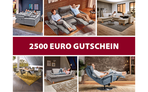 Gutschein im Wert von 2.500 EUR
